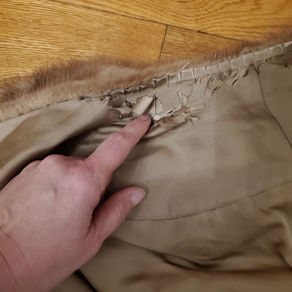 Real Mink fur vintage stole - Picture 7 of 8